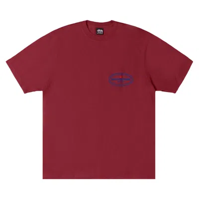 Pre-owned Stussy Authorized Tee 'wine' | Red | Men's Size L