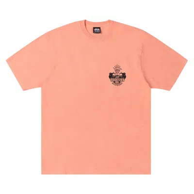 Pre-owned Stussy Built To Last Tee Pigment Dyed 'sherbert' | Orange | Men's Size L