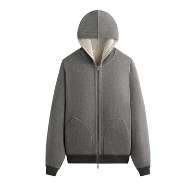 Pre-owned Kith & Kin Reversible Double Face Williams V Hoodie 'dark Heather Grey' | Men's Size M In Gray