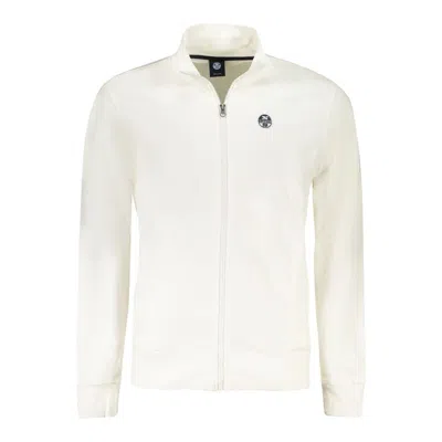 North Sails White Cotton Sweatshirt In White