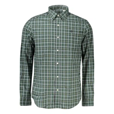 Timberland Green Cotton Shirt In Multi