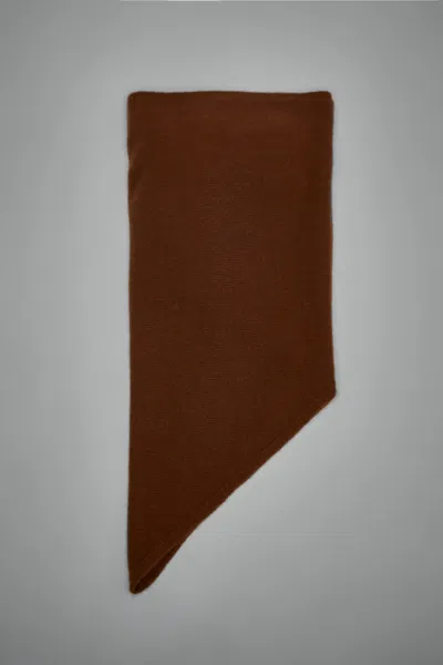 Sofie D'hoore Marc Triangular Scarf Knit In Brown