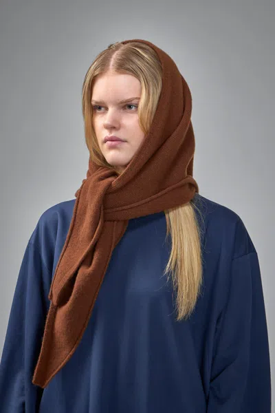 Sofie D'hoore Marc Triangular Scarf Knit In Brown