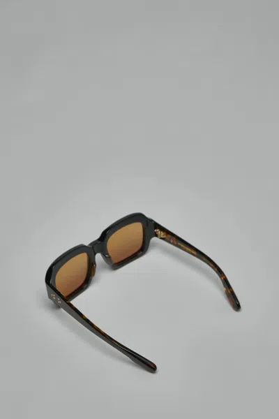 Jacques Marie Mage Oversized Square Spectacles In Black