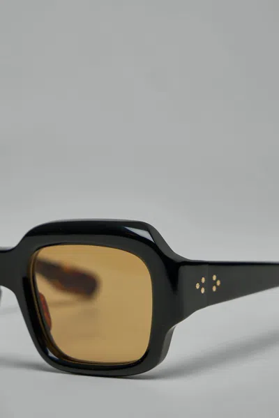 Jacques Marie Mage Oversized Square Spectacles In Black