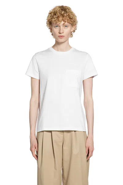 Max Mara Logo T-shirt In White