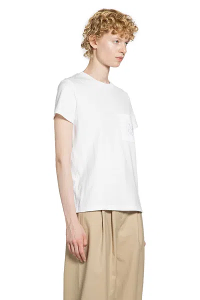 Max Mara Logo T-shirt In White