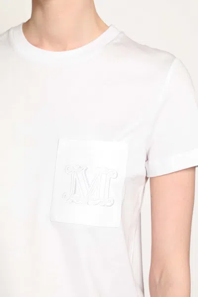 Max Mara Logo T-shirt In White