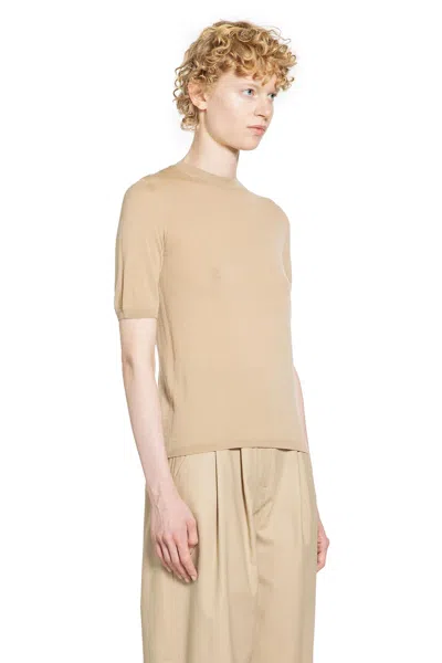 Max Mara Basic Wool Sweater In Brown