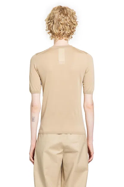 Max Mara Basic Wool Sweater In Brown