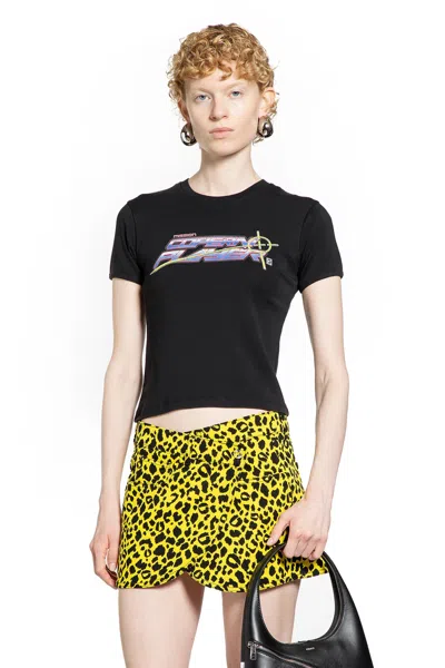 Coperni Slogan Baby Tee In Black