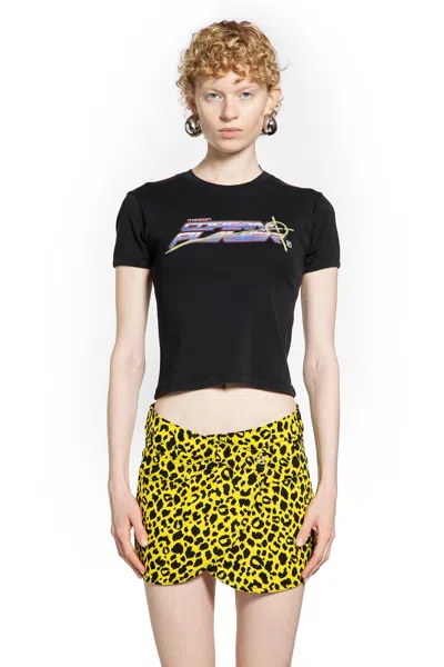 Coperni Slogan Baby Tee In Black