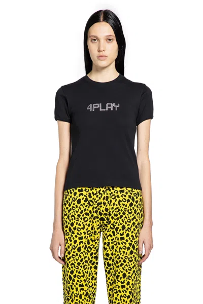 Coperni 4 Play Baby Tee In Black