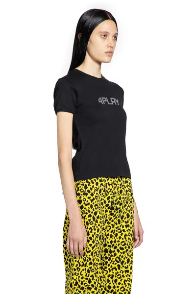 Coperni 4 Play Baby Tee In Black