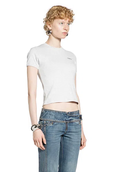 Coperni Round-neck Logo T-shirt In Gray