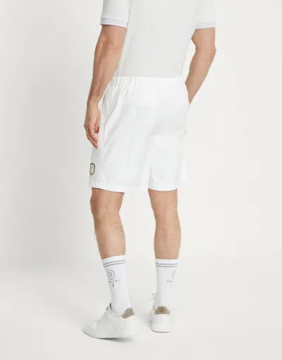 Brunello Cucinelli Men Bermuda In White