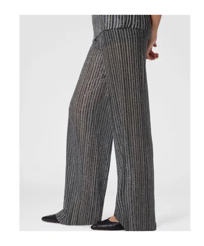 Missoni Lange Hose Mit Elastischem Bund Und Pailletten In Gray