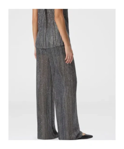 Missoni Lange Hose Mit Elastischem Bund Und Pailletten In Gray