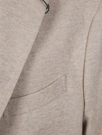 Boglioli Tailored Jacket With Front Pockets And Back Vent In White