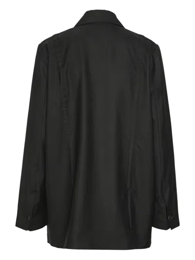 Henrik Vibskov Notched-lapels Buttoned Jacket In Black