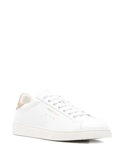 Manuel Ritz Leather Sneakers In White