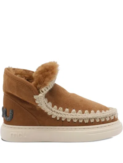 套穿式绒面皮及踝靴