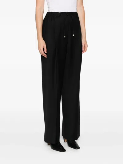 Moncler Drawstring Trousers In Black