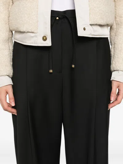 Moncler Drawstring Trousers In Black