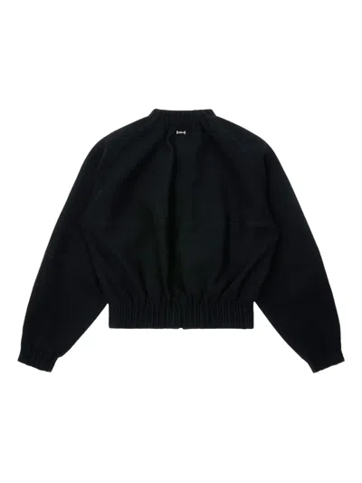 Ader Error Zip-fastening Bomber Jacket In Black