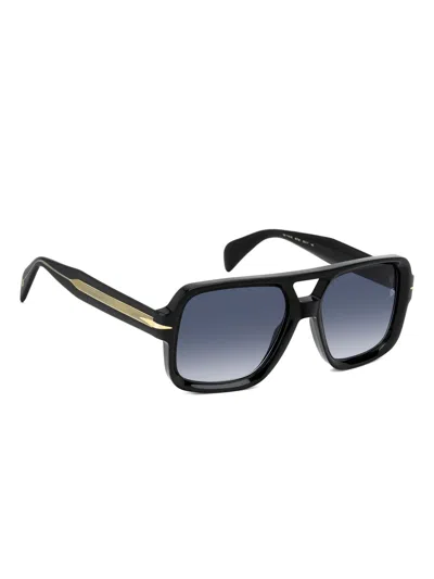 Eyewear By David Beckham Square-frame Sunglasses In Black