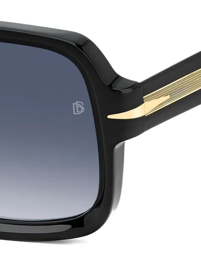 Eyewear By David Beckham Square-frame Sunglasses In Black