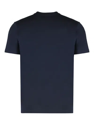 Paul & Shark Cotton Jersey T-shirt Featuring Logo Design In Blue