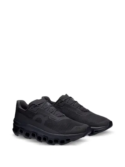 On Cloudmster Low-top Sneakers In Black
