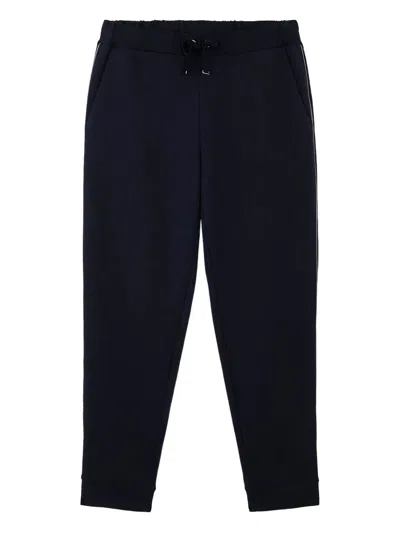 Paul & Shark Drawstring Cuffed Trousers In Blue