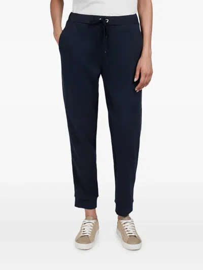 Paul & Shark Drawstring Cuffed Trousers In Blue