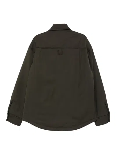 Jacquemus La Chemise Boulanger Puffer Jackets Green In Green