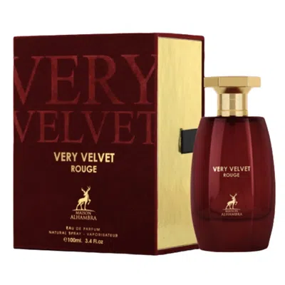 Maison Alhambra Ladies Very Velvet Rouge Edp Spray 3.4 oz Fragrances 6291108736609 In Multi