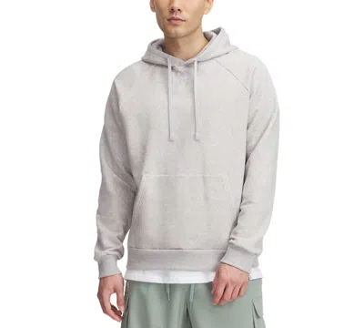 Under Armour Men's Rival Logo Embroidered Fleece Hoodie In Gray