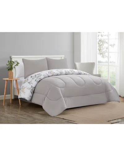 Highline Bedding Co. Rosenne Reversible 3-pc. Comforter Set In White