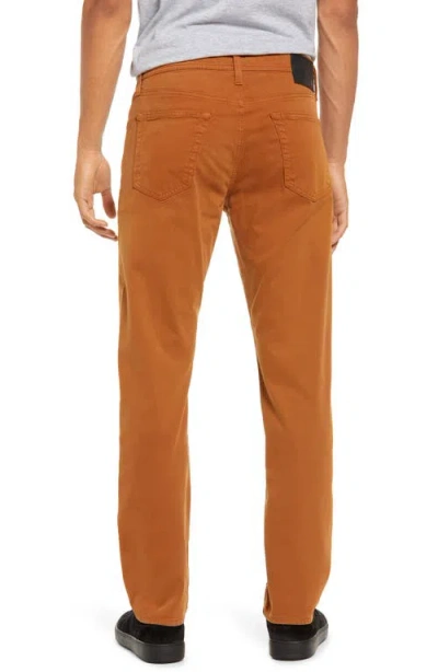 Ag Graduate Sud Straight Leg Pants In Orange