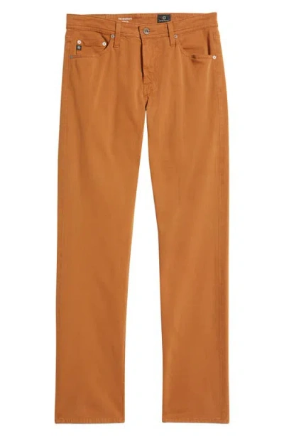 Ag Graduate Sud Straight Leg Pants In Orange