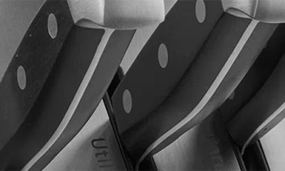 Henckels Cutlery Statement 7-pc Ss Block Set In Silver