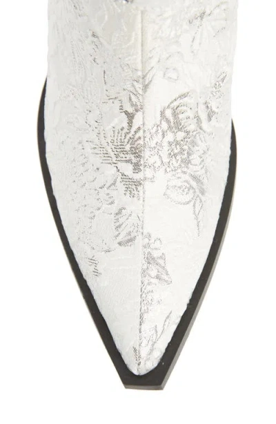 Azalea Wang Bavani Pointed Toe Western Boot In Neutral