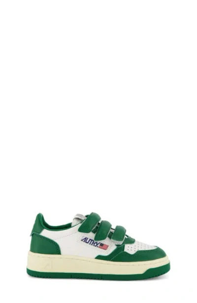 Autry Kidstripes Low Sneaker In Green