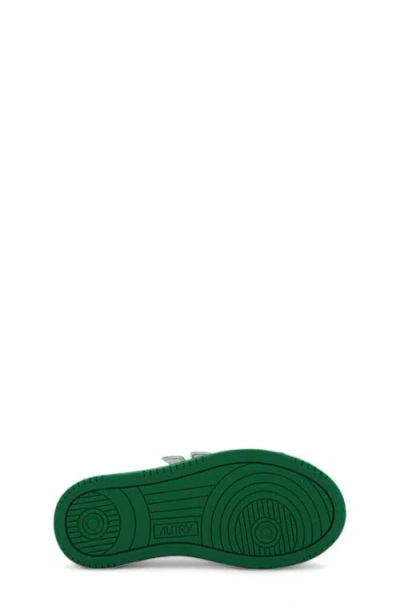 Autry Kidstripes Low Sneaker In Green