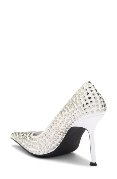 Jeffrey Campbell Risktake Stud Pointed Toe Pump In Multi