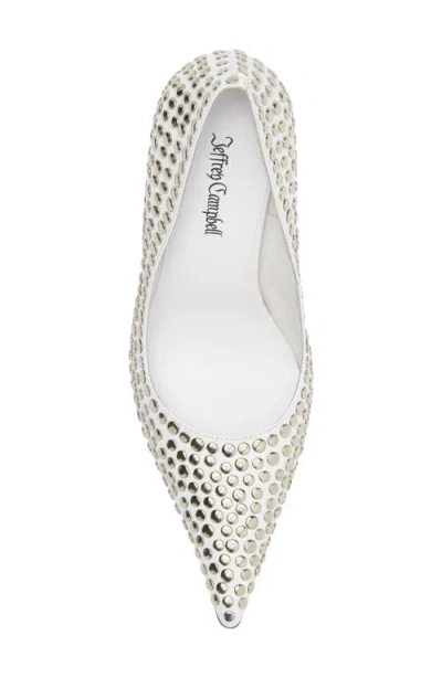Jeffrey Campbell Risktake Stud Pointed Toe Pump In Multi