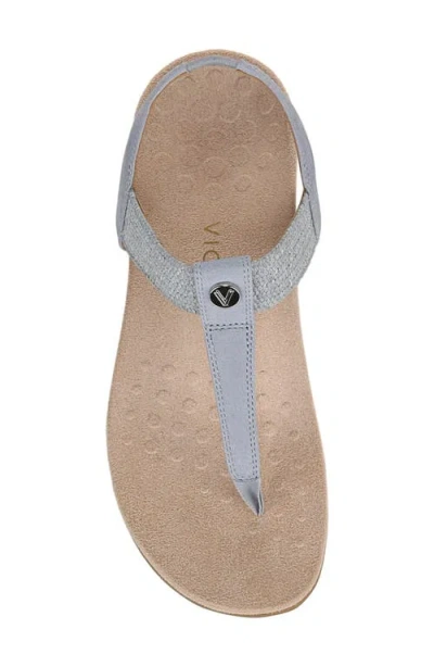 Vionic Brea T-strap Sandal In Blue
