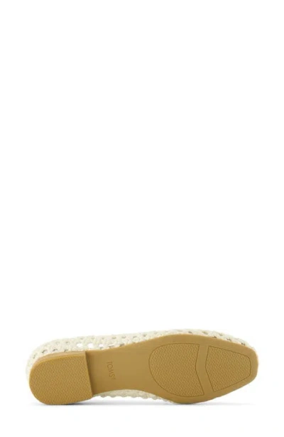 Toms Women's Briella Square Toe Ballet Flats In Gold