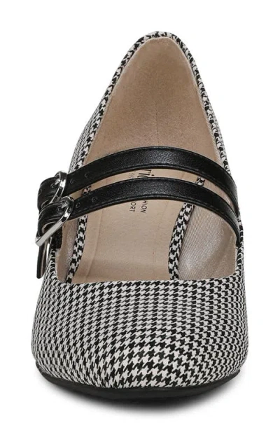 Lifestride Women's True Almond Toe Block Heel Mary Jane Pumps In Gray